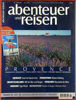 Bild des Verkufers fr abenteuer & reisen. 19. Jahrgang, Juni 6 / 1999. Provence: Landschaften & Sehenswertes, Stdte & Drfer, Essen & Trinken, etc; Jersey. Insel mit Savoir-vivre; etc. zum Verkauf von biblion2