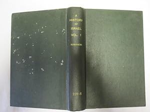 Bild des Verkufers fr A History Of Israel, Volume 1. zum Verkauf von Goldstone Rare Books