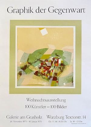 Graphik der Gegenwart. Weihnachtsausstellung. [Original-Farblinolschnitt / original color linocut].