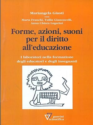 Bild des Verkufers fr Forme azioni suoni per il diritto all'educazione zum Verkauf von Librodifaccia