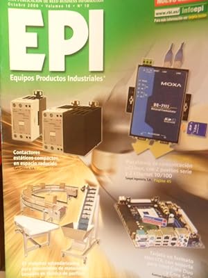 EPI Equipos Productos Industriales - Octubre - Volumen 16 nº 10