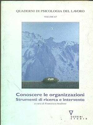 Bild des Verkufers fr Conoscere le organizzazioni strumenti di ricerca e intervento zum Verkauf von Librodifaccia