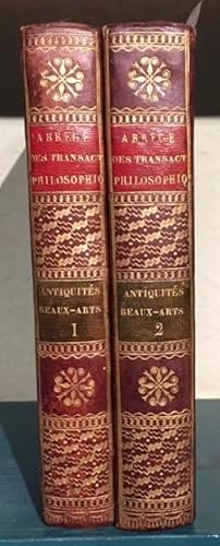 Abrege des Transactions Philosophiques de la Societe Royale de Londres: Antiquites et Beaux-Arts....