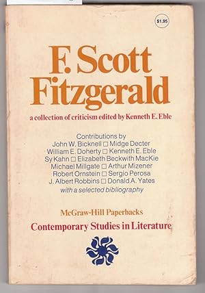 Bild des Verkufers fr F. Scott Fitzgerald, A Collection of Criticism : Varuious Contributors zum Verkauf von Laura Books