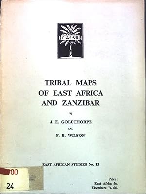 Bild des Verkufers fr Tribal maps of East Africa and Zanzibar; East African Stuides No. 13; zum Verkauf von books4less (Versandantiquariat Petra Gros GmbH & Co. KG)