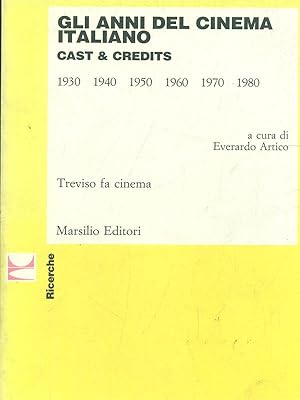 Bild des Verkufers fr Gli anni del cinema italiano zum Verkauf von Librodifaccia