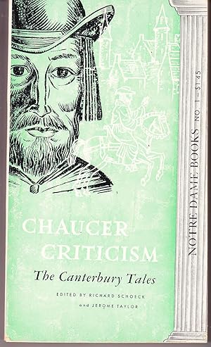 Immagine del venditore per Chaucer Criticism: The Canterbury Tales venduto da John Thompson