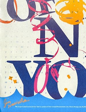 Image du vendeur pour Annual New York Avant Garde Festival [title varies]. Complete set of 19 vintage posters, 1963-1980, 13 of them signed by Jim McWilliams mis en vente par Laurence McGilvery, ABAA/ILAB