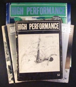 Image du vendeur pour High performance: the performance art quarterly [subtitle varies]. All original copies. Nos. 1-76, plus out-of-series issue (all pub.; ceased with 76) mis en vente par Laurence McGilvery, ABAA/ILAB