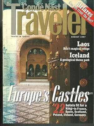 Seller image for CONDE NAST TRAVELER MAGAZINE AUGUST 1997 for sale by Gibson's Books