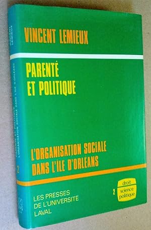 Seller image for Parent et Politique. L'Organisation Sociale dans l'le d'Orlans for sale by Livresse