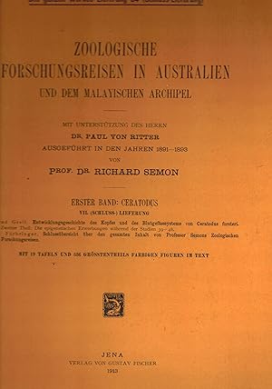 Seller image for Zoologische Forschungsreisen in Australien und dem Malayischen for sale by Clivia Mueller