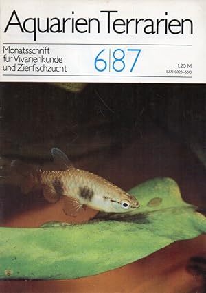 Aquarien Terrarien 34.Jahrgang 1987 Heft 6 (1 Heft)