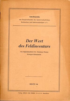 Seller image for Der Wert des Feldinventars for sale by Clivia Mueller