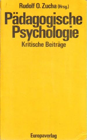 Bild des Verkufers fr Pdagogische Psychologie - Kritische Beitrge zum Verkauf von Clivia Mueller