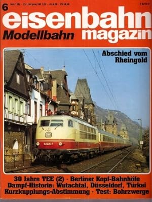 eisenbahn magazin Modellbahn 25.Jahrgang 1987,Heft Juni (1 Heft)