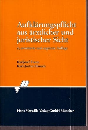 Seller image for Aufklrungspflicht aus rztlicher und juristischer Sicht for sale by Clivia Mueller