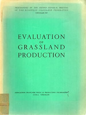 Seller image for Evaluation of Grassland Production for sale by Clivia Mueller