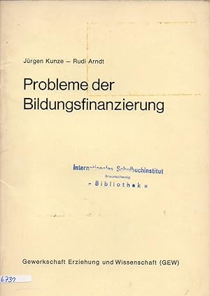 Seller image for Probleme der Bildungsfinanzierung for sale by Clivia Mueller