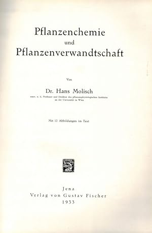 Seller image for Pflanzenchemie und Pflanzenverwandtschaft for sale by Clivia Mueller