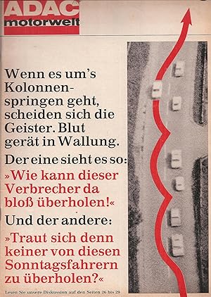 Image du vendeur pour ADAC Motorwelt 19.Jahrgang Heft September 1966 mis en vente par Clivia Mueller
