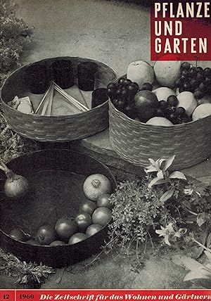 Pflanze und Garten 10.Jahrgang 1960 Heft 12 (1 Heft)
