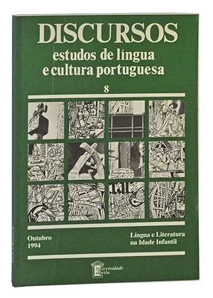 Imagen del vendedor de Discursos. Estudos de Lngua e Cultura Portuguesa. Nmero 8 (Outubro 1994) a la venta por Cat's Cradle Books