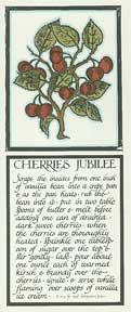 Seller image for Cherries Jubilee from Thirty Recipes Suitable for Framing. for sale by Wittenborn Art Books