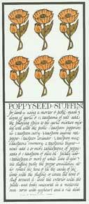 Seller image for Poppyseed Stuffing from Thirty Recipes Suitable for Framing. for sale by Wittenborn Art Books