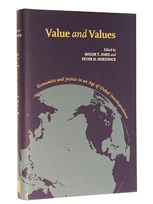 Immagine del venditore per Value and Values: Economics and Justice in an Age of Global Interdependence venduto da Bowman Books