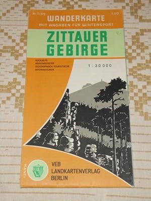 Wanderkarte Zittauer Gebirge. 1:30 000