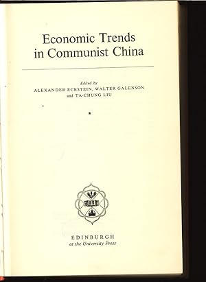 Bild des Verkufers fr Economic Trends in Communist China. zum Verkauf von Antiquariat Bookfarm