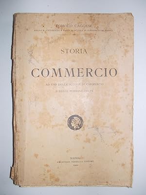 Imagen del vendedor de STORIA DEL COMMERCIO Ad uso delle Scuole di Commercio e delle persone colte a la venta por Historia, Regnum et Nobilia