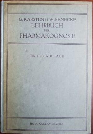 Seller image for Lehrbuch der Pharmakognosie. for sale by Antiquariat Blschke