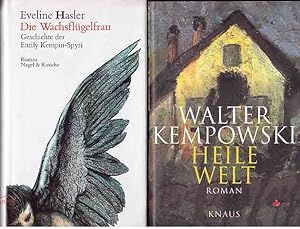 Bild des Verkufers fr Konvolut "Romane". 5 Titel. 1.) Eveline Hasler: Die Wachsflgelfrau, Geschichte der Emily Kempin-Spyri, Roman 2.) Walter Kempowski: Heile Welt, Roman 3.) Catherin Gaskin: Das Familiengeheimnis, Lizenzausgabe Bertelsmann 4.) V. C. Andrews: Melody, Die Logan-Saga 1, Club Premiere, Bertelsmann 5.) Arnold Krieger: Geliebt, gejagd und unvergessen, Roman, Mit einem Nachwort des Autors, Im Bertelsmann Lesering zum Verkauf von Agrotinas VersandHandel