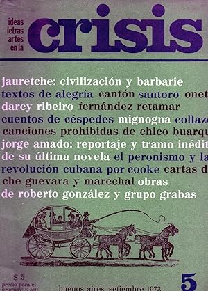 Seller image for Ideas ,letras,artes en la CRISIS for sale by JP Livres