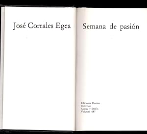 Bild des Verkufers fr SEMANA DE PASION zum Verkauf von Libreria 7 Soles