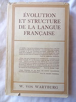 EVOLUTION ET STRUCTURE DE LA LANGUE FRANCAISE