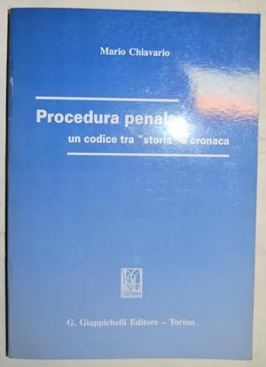 Bild des Verkufers fr PROCEDURA PENALE. Un codice tra "storia" e cronaca zum Verkauf von Fbula Libros (Librera Jimnez-Bravo)