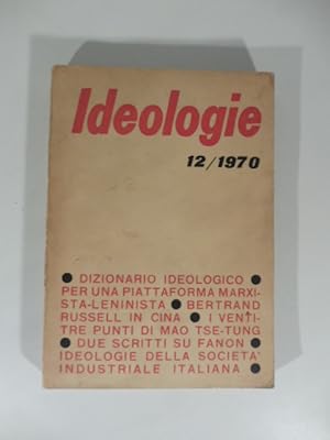 Bild des Verkufers fr Ideologie zum Verkauf von Coenobium Libreria antiquaria