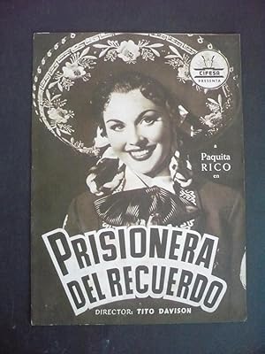 PRISIONERA DEL RECUERDO. Guía Publicitaria.