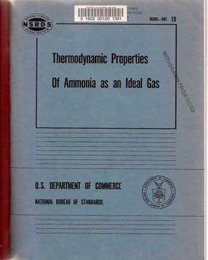 Thermodynamic properties of ammonia as ideal gas (United States. National Bureau of Standards. NS...