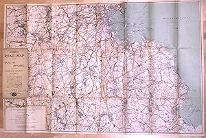 Cyclists' Road Map of the SOUTH SHORE and Part of Norfolk County Massachusetts (1905)