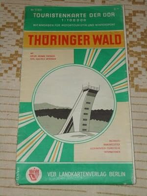 Thüringer Wald : Mit Erfurt, Weimar, Eisenach, Suhl, Saalfeld, Meiningen. Rückseite: Namenreg., g...