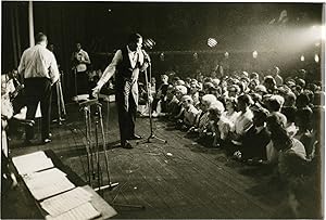 Archive of photographs featuring Chubby Checker on stage, circa 1963