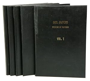 Seller image for Occasional papers from the Museum of Victoria, five volumes. for sale by Andrew Isles Natural History Books