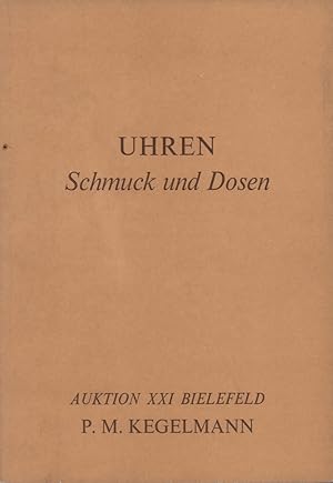Uhren, Schmuck, Dosen. [Katalog zur] Auktion 21 (am 20. September 1980).