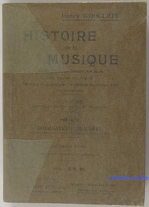 Histoire de la musique depuis l'antiquité jusqu'à nos jours. 1er volume