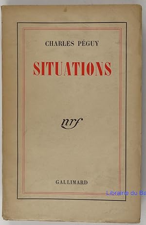 Seller image for Situations for sale by Librairie du Bassin