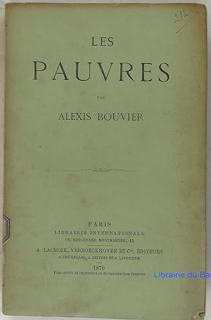 Seller image for Les pauvres for sale by Librairie du Bassin